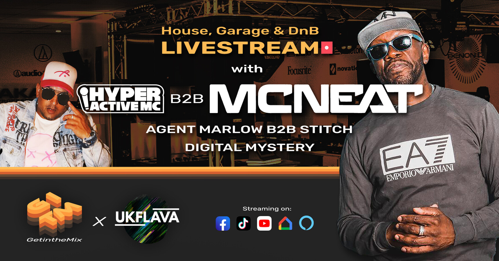 GetintheMix x UK Flava Livestream w/ MC Neat